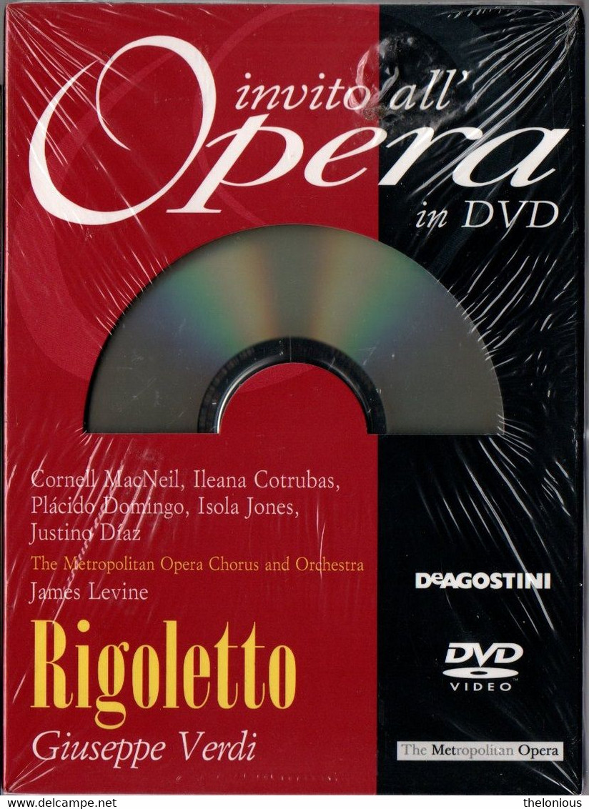 * Invito All'Opera In DVD N 3: Giuseppe Verdi - Rigoletto - Nuovo Sigillato - Conciertos Y Música