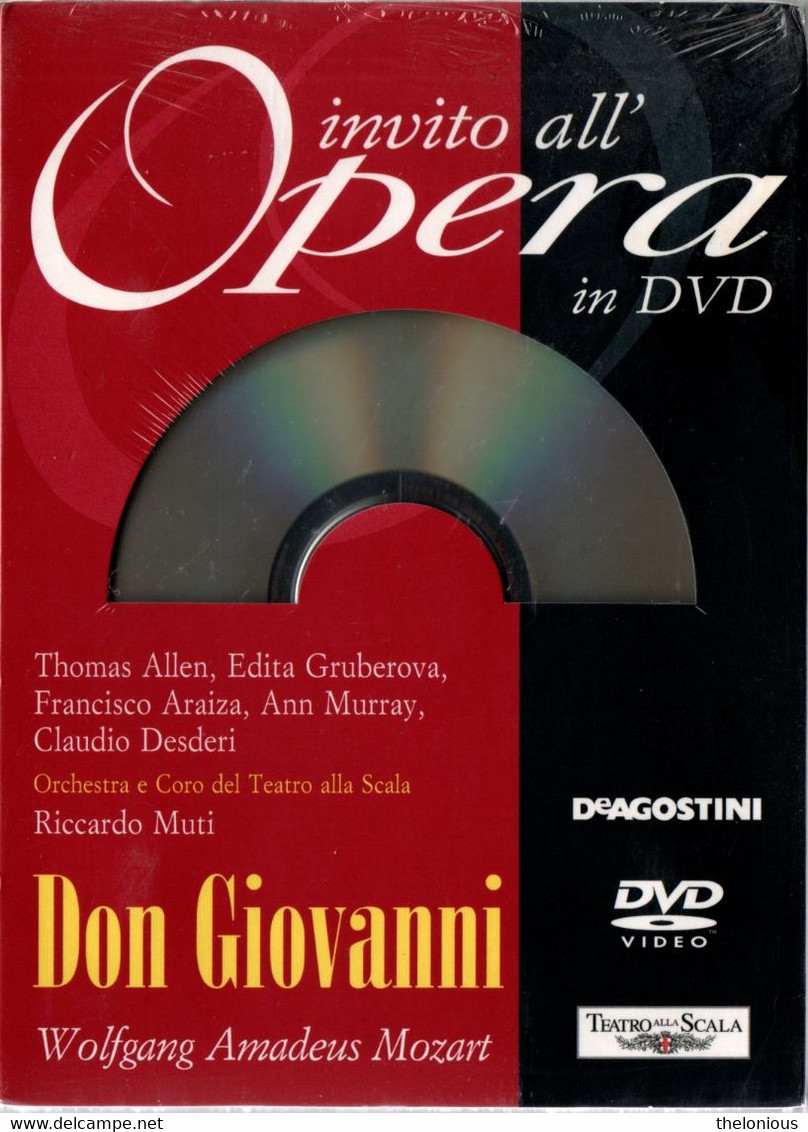 * Invito All'Opera In DVD N 4: W. A. Mozart - Don Giovanni - Nuovo Sigillato - Concert & Music