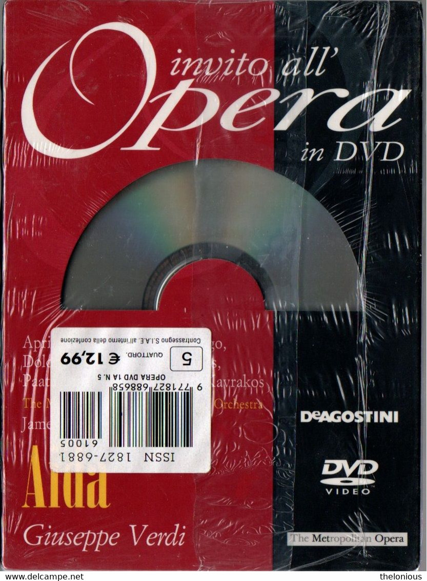 * Invito All'Opera In DVD N 5: Giuseppe Verdi - Aida - Nuovo Sigillato - Concert & Music