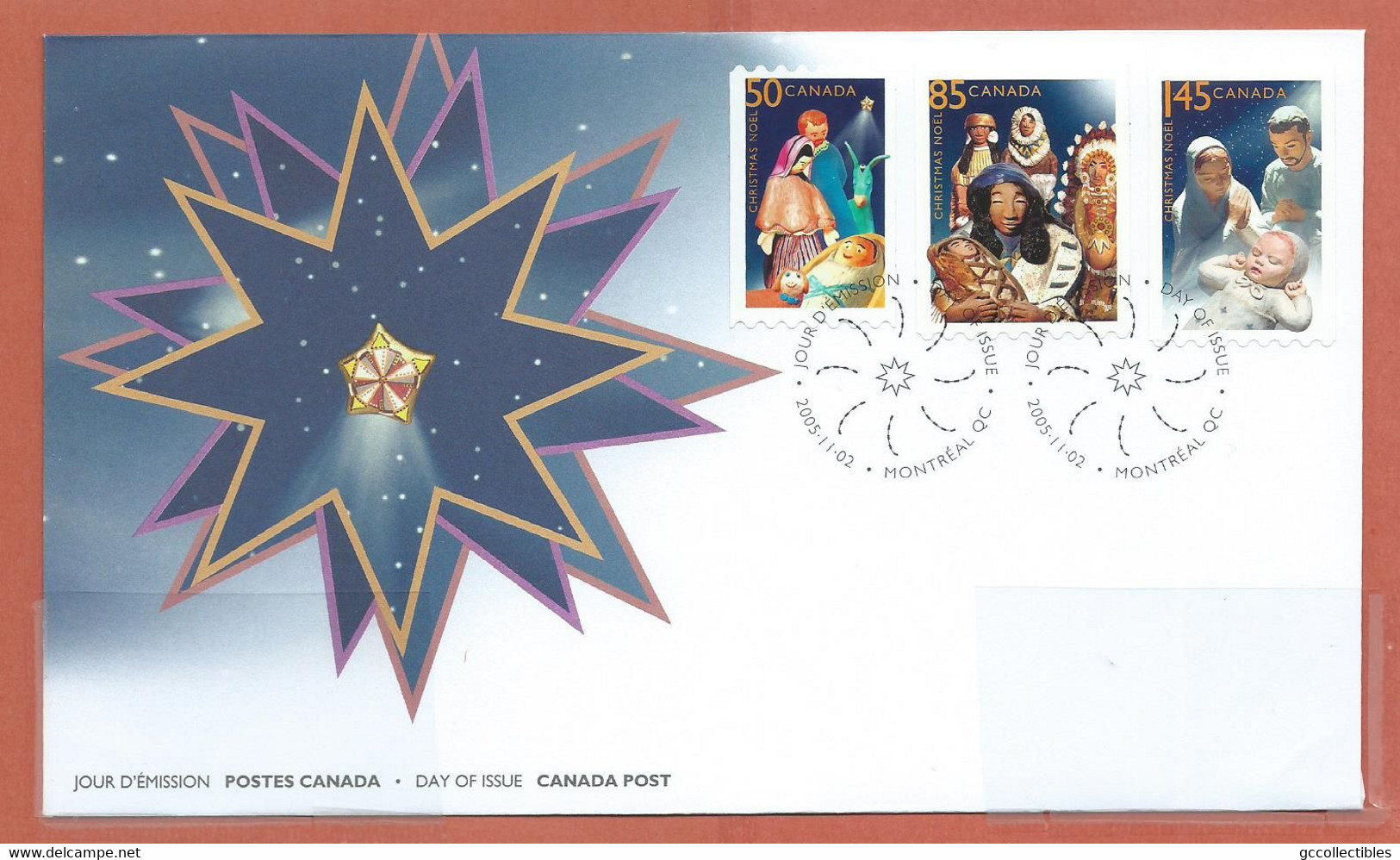 Canada # 2125-2126-2127 Combo FDC - Hristmas - Crèches - 2001-2010