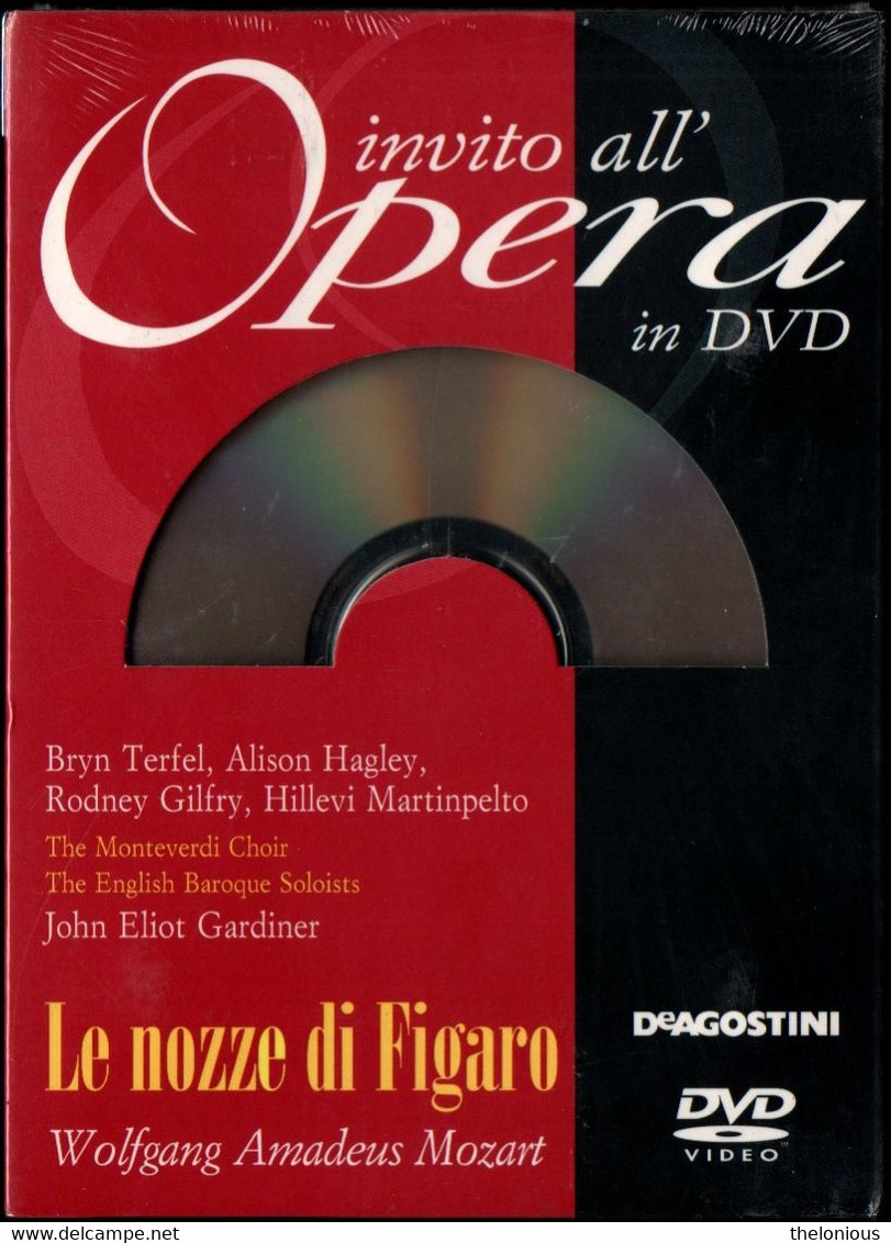 * Invito All'Opera In DVD N 27: W. A. Mozart - Le Nozze Di Figaro - Nuovo Sigillato - Concert En Muziek