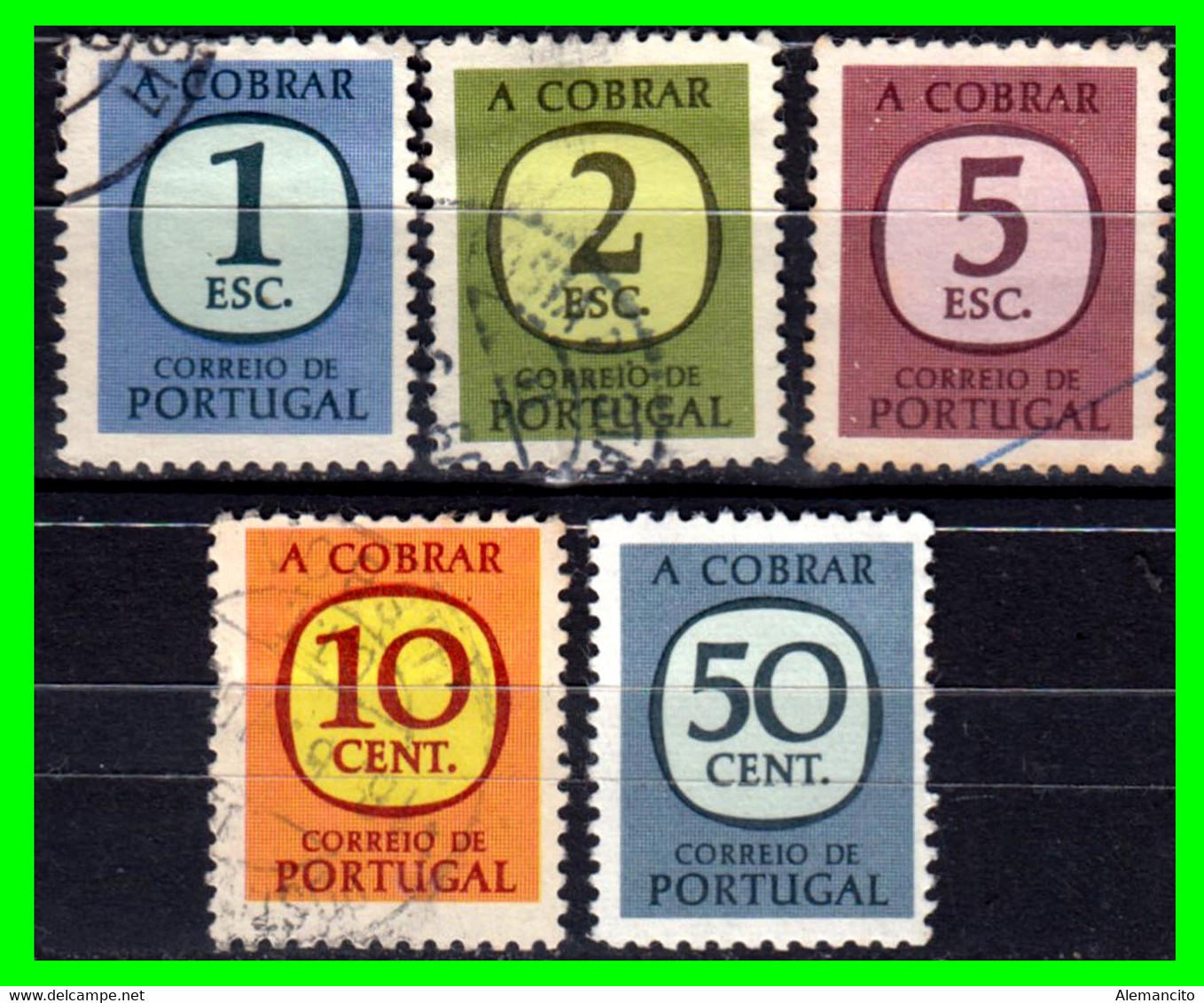 PORTUGAL…  SELLOS AÑO 1967 -1984 FRANQUEO DEBIDO SELLOS IMPUESTOS - Used Stamps