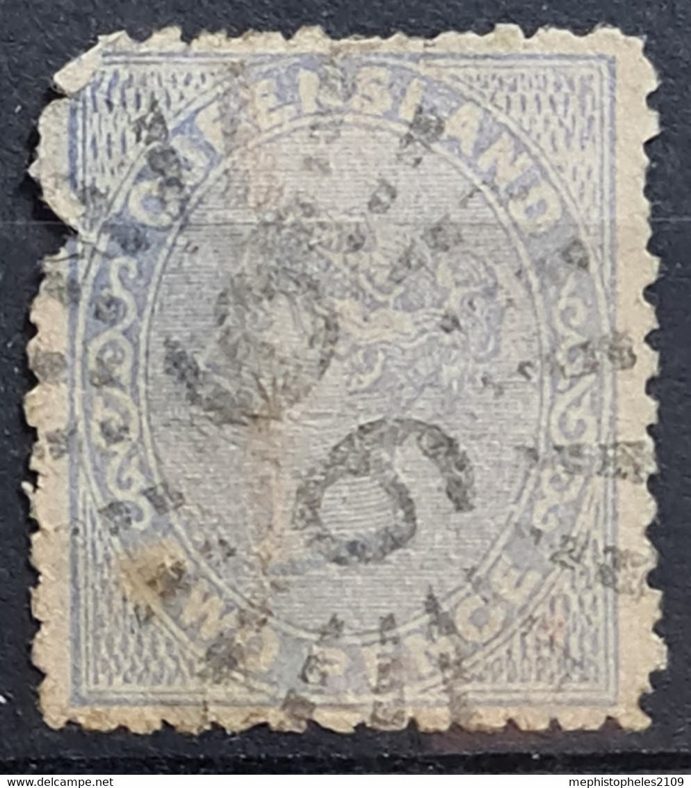 QUEENSLAND 1879 - Canceled - Sc# 58 - Gebruikt