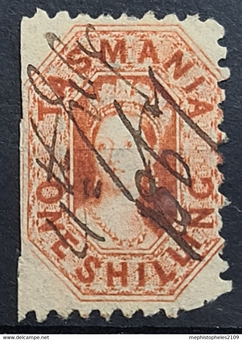 TASMANIA 1864 - Canceled - Sc# 28 - Oblitérés