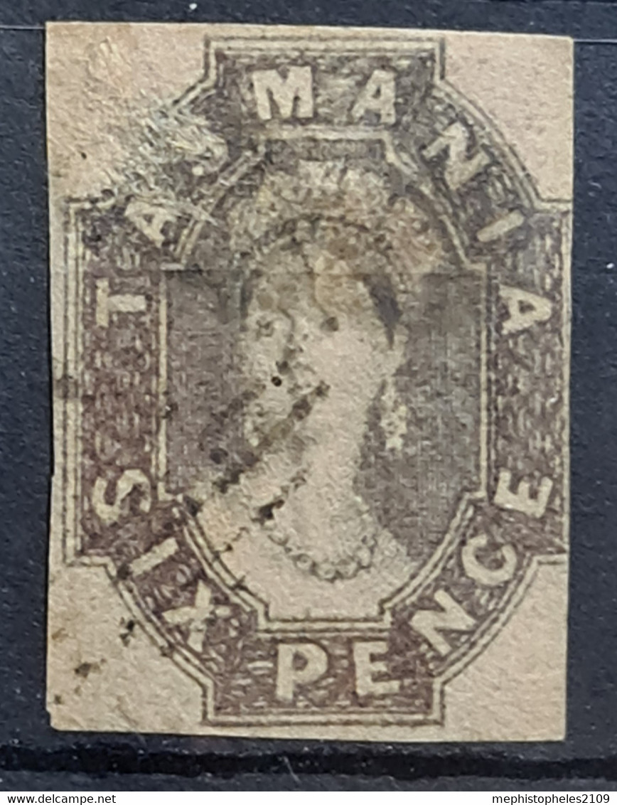 TASMANIA 1863 - Canceled - Sc# 14 - Usados