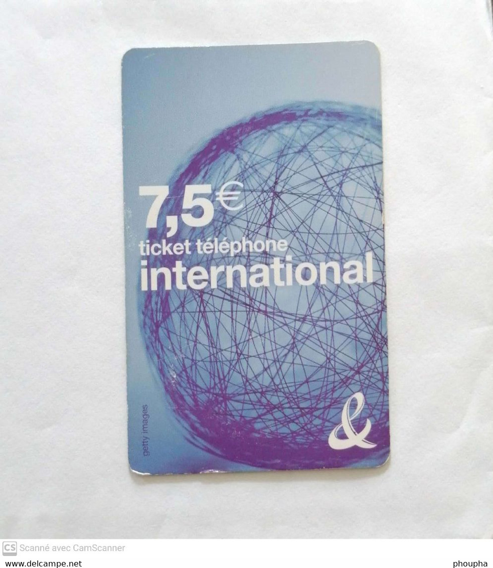 2 Tickets Téléphone France Télécom 2009 - Billetes FT