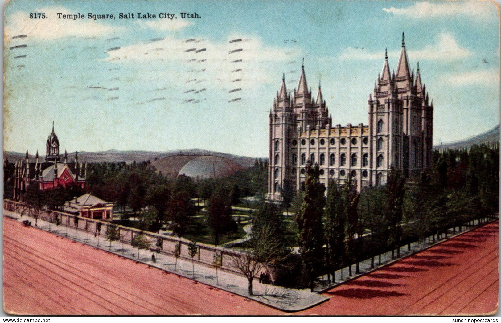 Utah Salt Lake City Temple Square 1910 - Salt Lake City