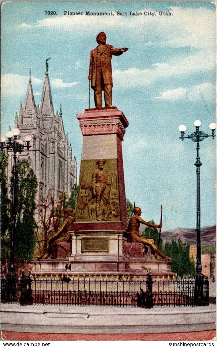 Utah Salt Lake City Pioneer Monument - Salt Lake City