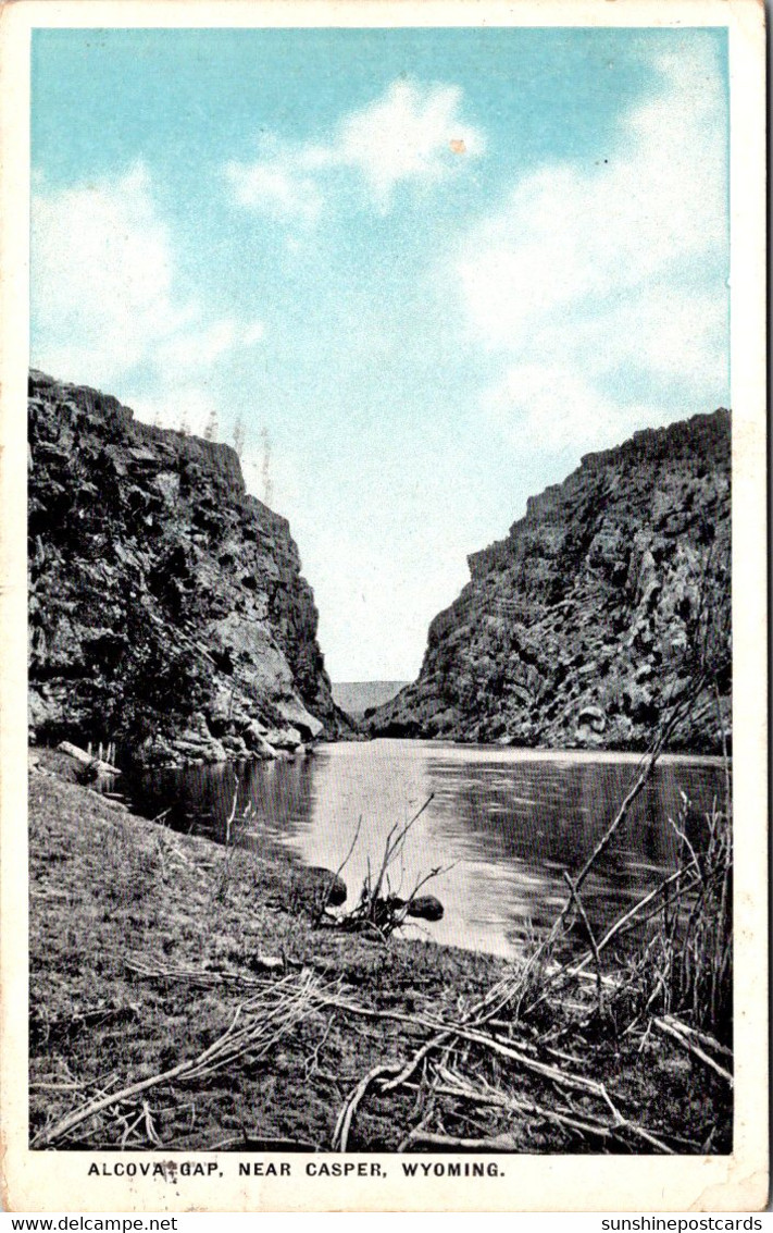 Wyoming Alcova Gap Near Casper 1925 - Casper