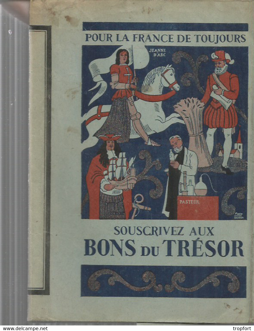 Protège-Cahiers   Jeanne D Arc BONS DU TRESOR La France Pour Toujours - L