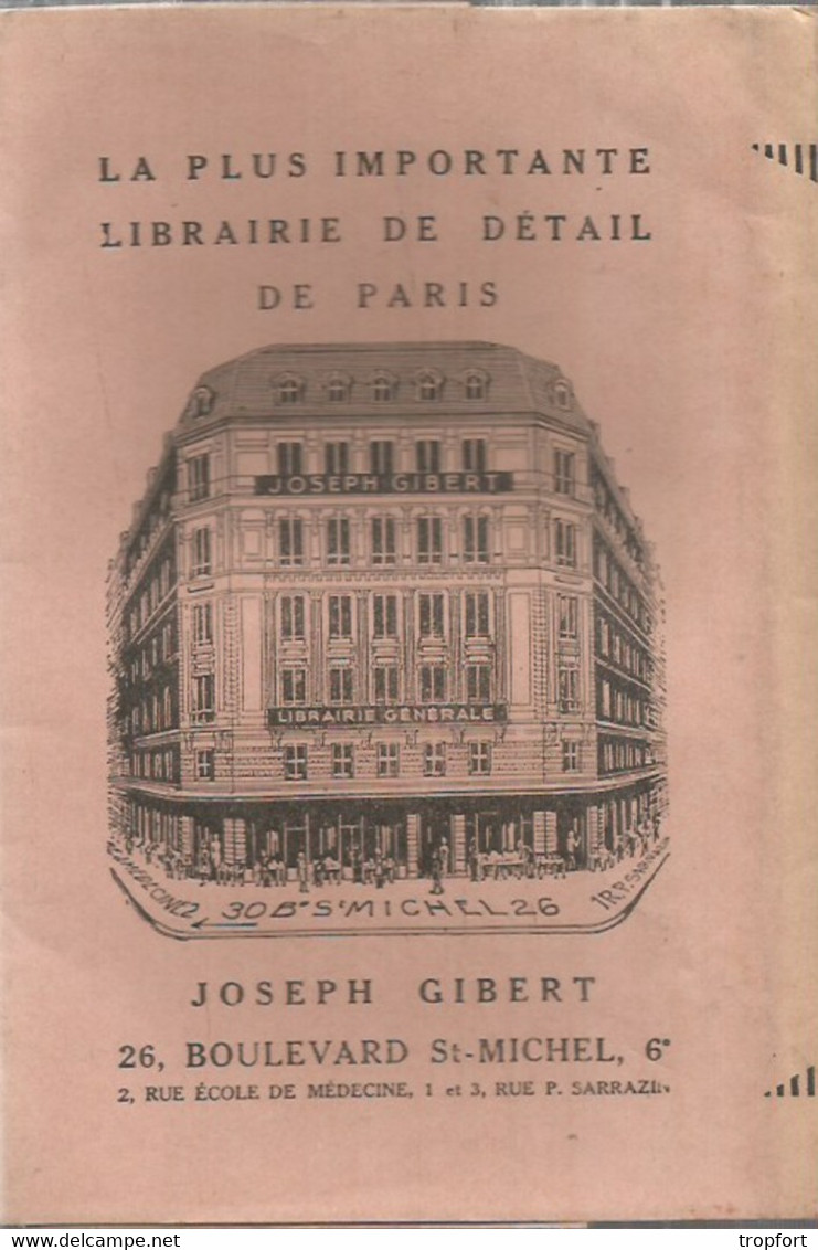 Protège-Cahiers  LIBRAIRIE JOSEPH GIBERT PARIS - L