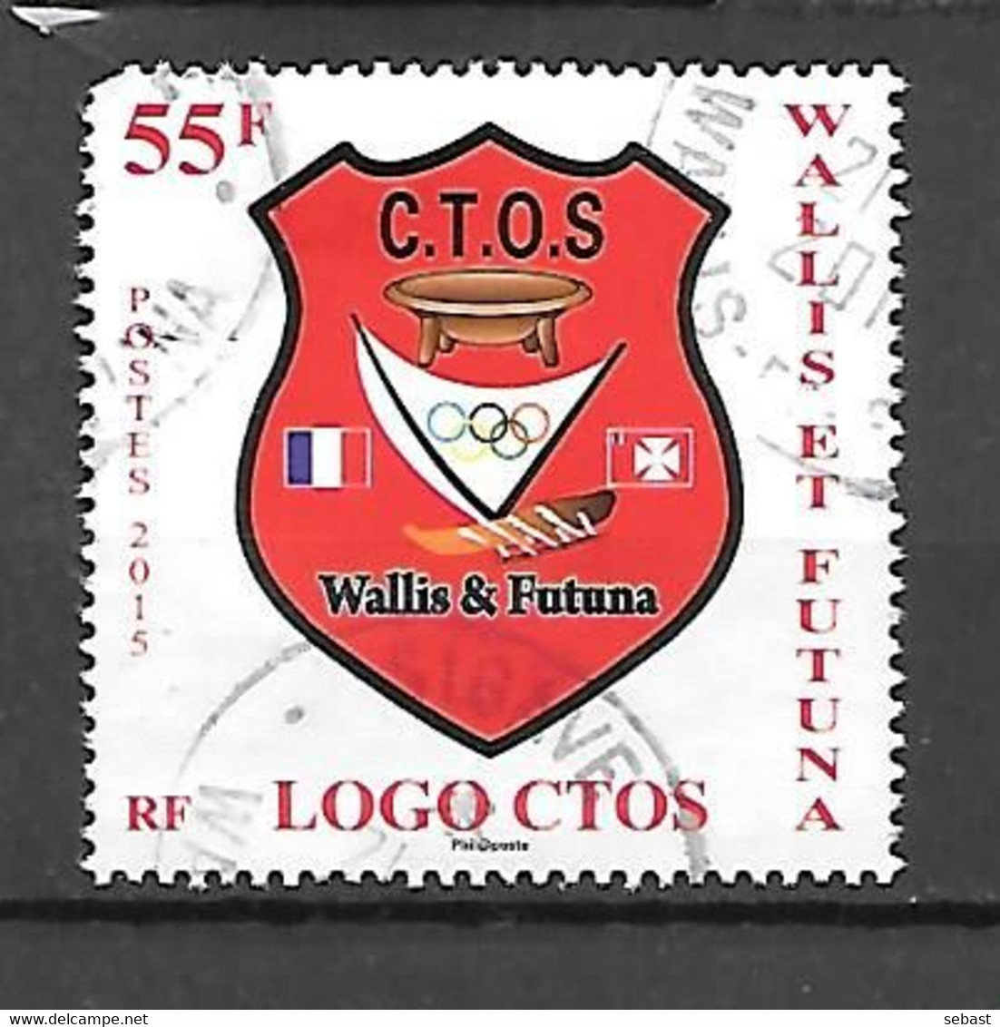 TIMBRE OBLITERE DE WALLIS ET FUTUNA DE 2015 N° YVERT 839 - Usados