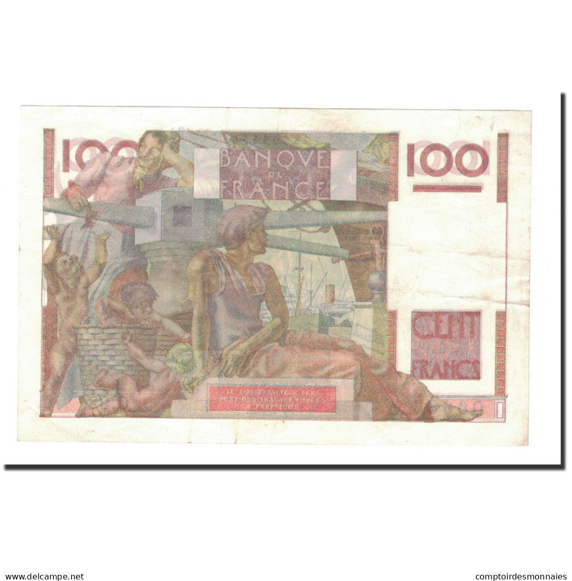France, 100 Francs, Jeune Paysan, 1946, 1946-09-05, TTB+, Fayette:28.8, KM:128a - 100 F 1945-1954 ''Jeune Paysan''