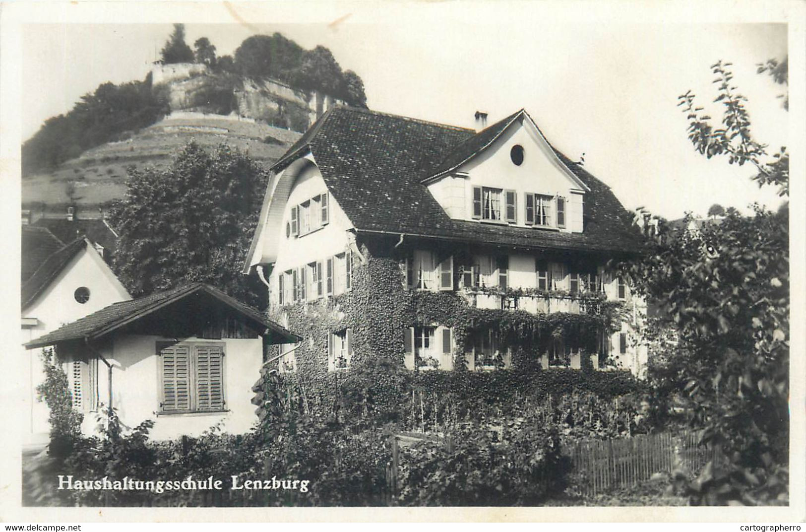 Switzerland Haushaltungsschute Lenzburg 1938 - Lenzburg