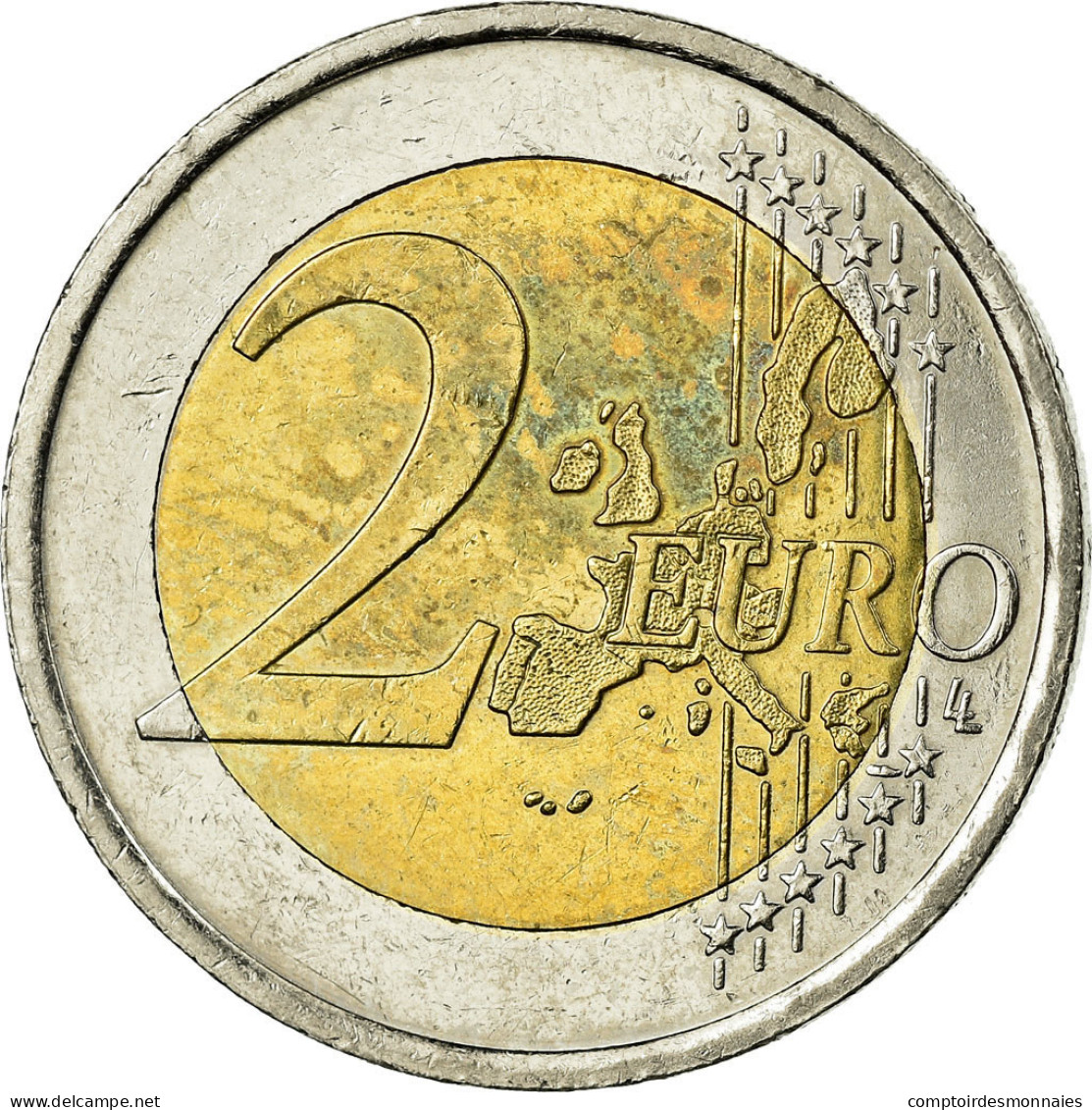 IRELAND REPUBLIC, 2 Euro, 2002, TTB, Bi-Metallic, KM:39 - Irland