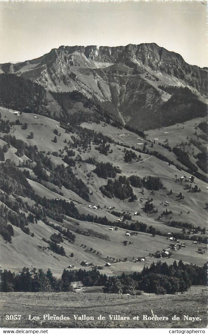 Switzerland Les Pleiades Vallon De Villars Et Rochers De Naye - Villars-les-Moines