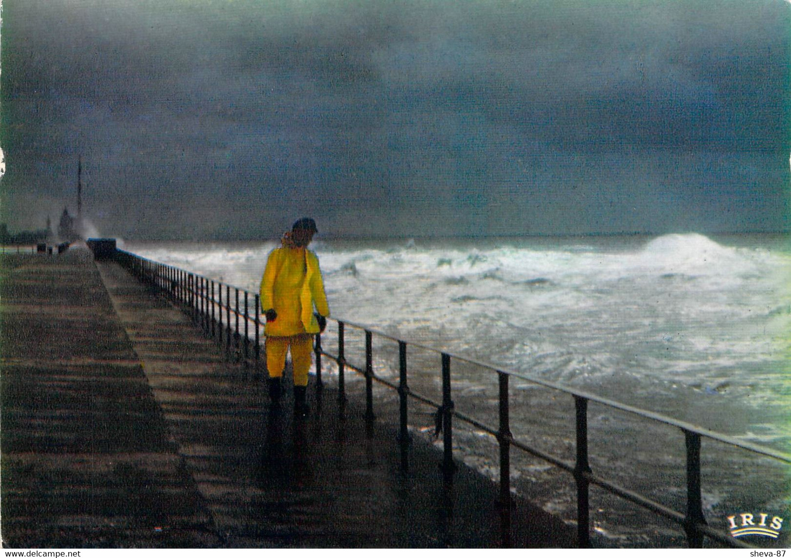 76 - Le Havre - Tempête Sur La Digue Nord - Forêt De Montgeon