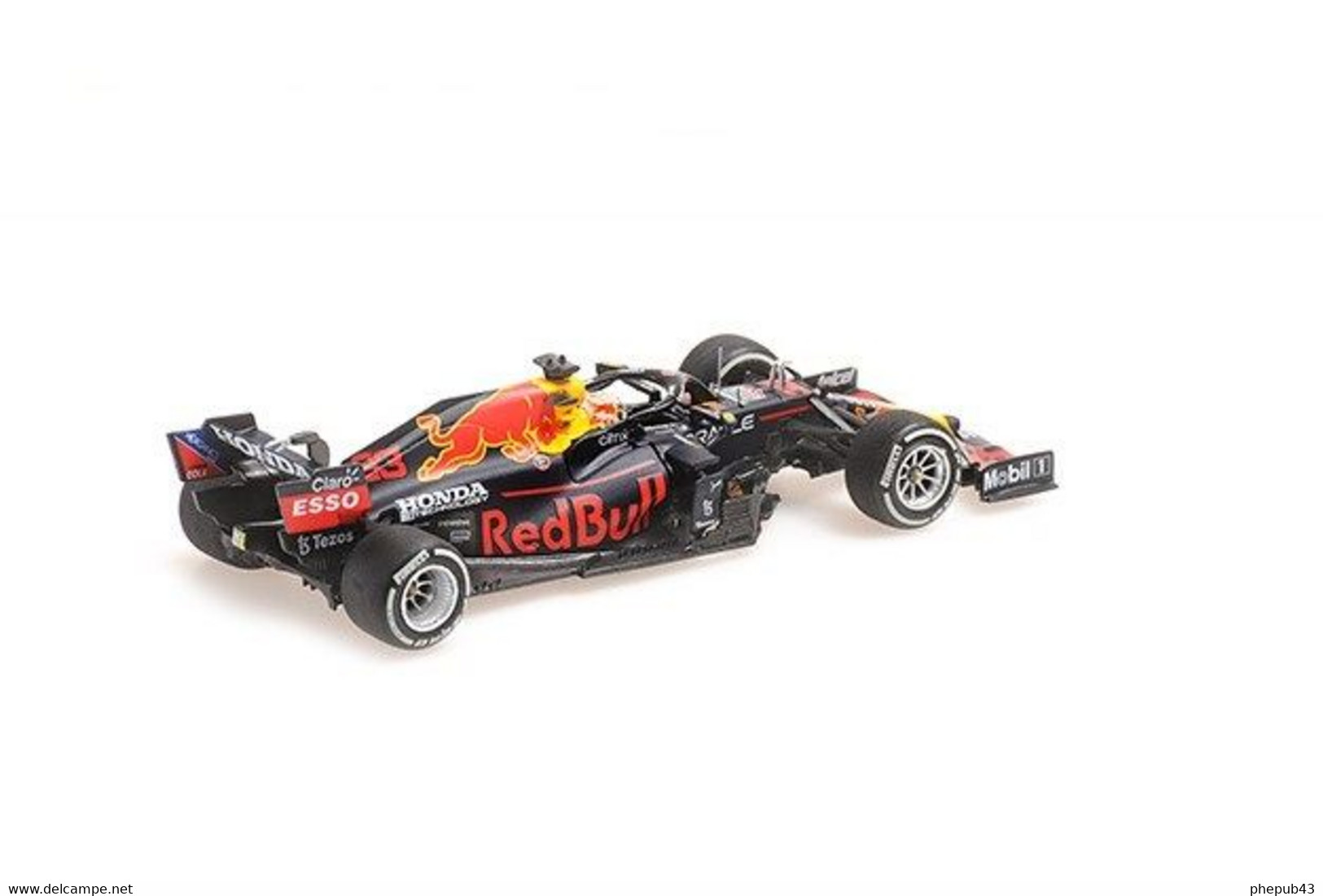 Red Bull Honda RB16B – Max Verstappen - World Champion - 1st Abu Dhabi GP FI 2021 #33 - Minichamps + Pitboard - Minichamps