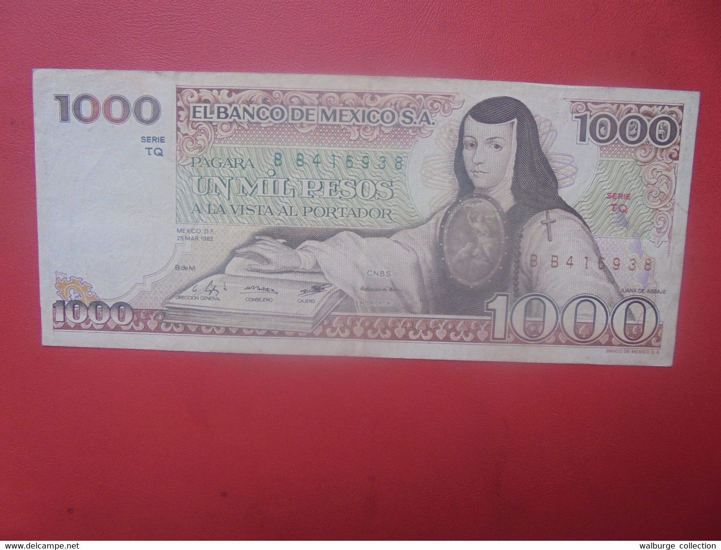 MEXICO 1000 PESOS 1982 Circuler (L.14) - Mexico