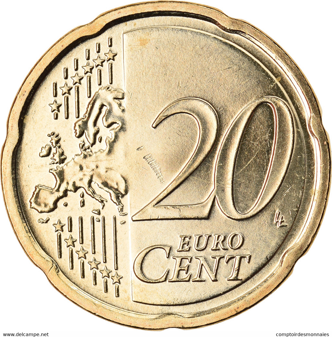 Estonia, 20 Euro Cent, 2018, SPL, Laiton, KM:New - Estonia