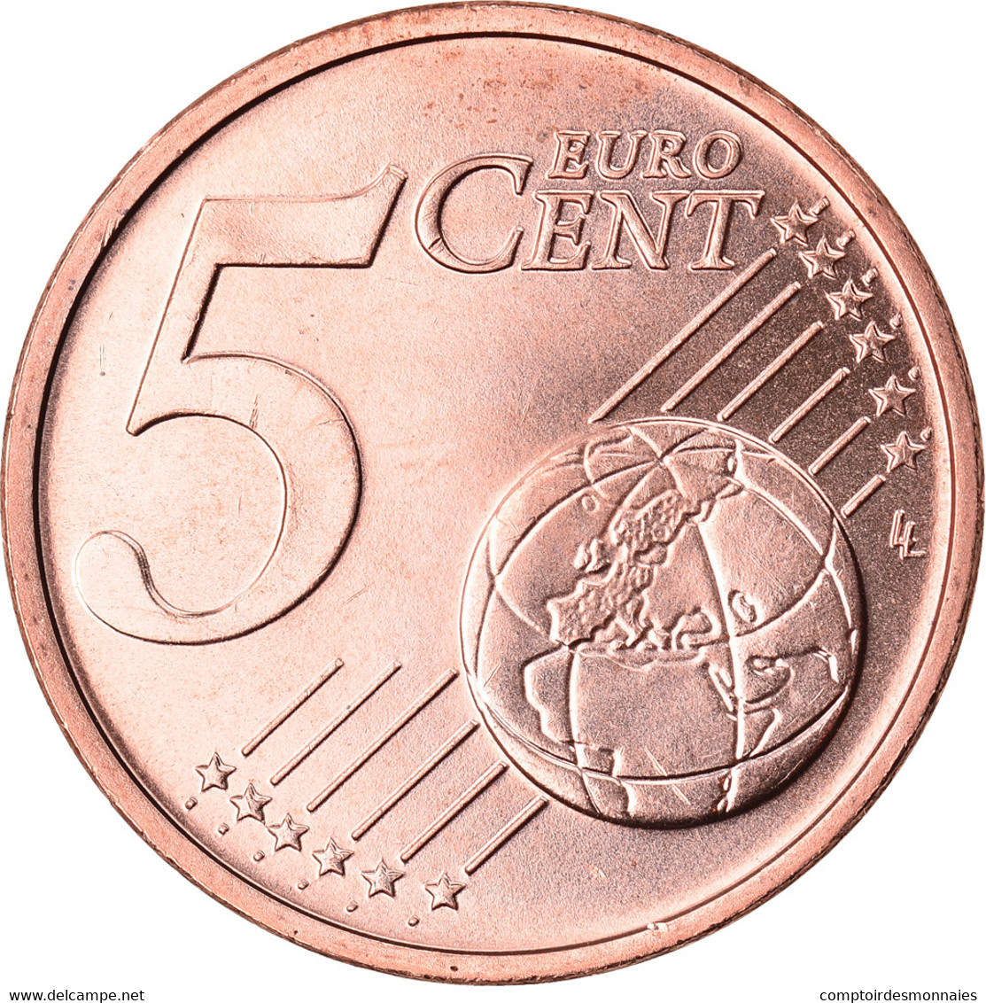 Estonia, 5 Euro Cent, 2018, SPL, Copper Plated Steel, KM:New - Estonia