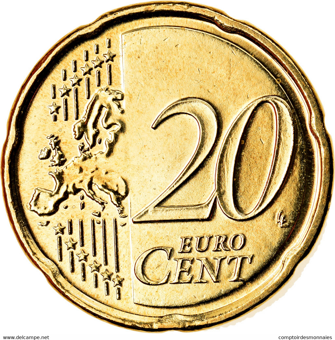 IRELAND REPUBLIC, 20 Euro Cent, 2016, Sandyford, SPL, Laiton - Ierland