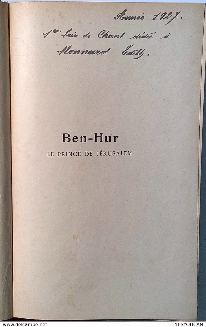 1927Ben-Hur le prince de Jérusalem LEWIS WALLACE Delagrave 2ed.illustration Auguste Leroux (livre Bible Romain Palestine