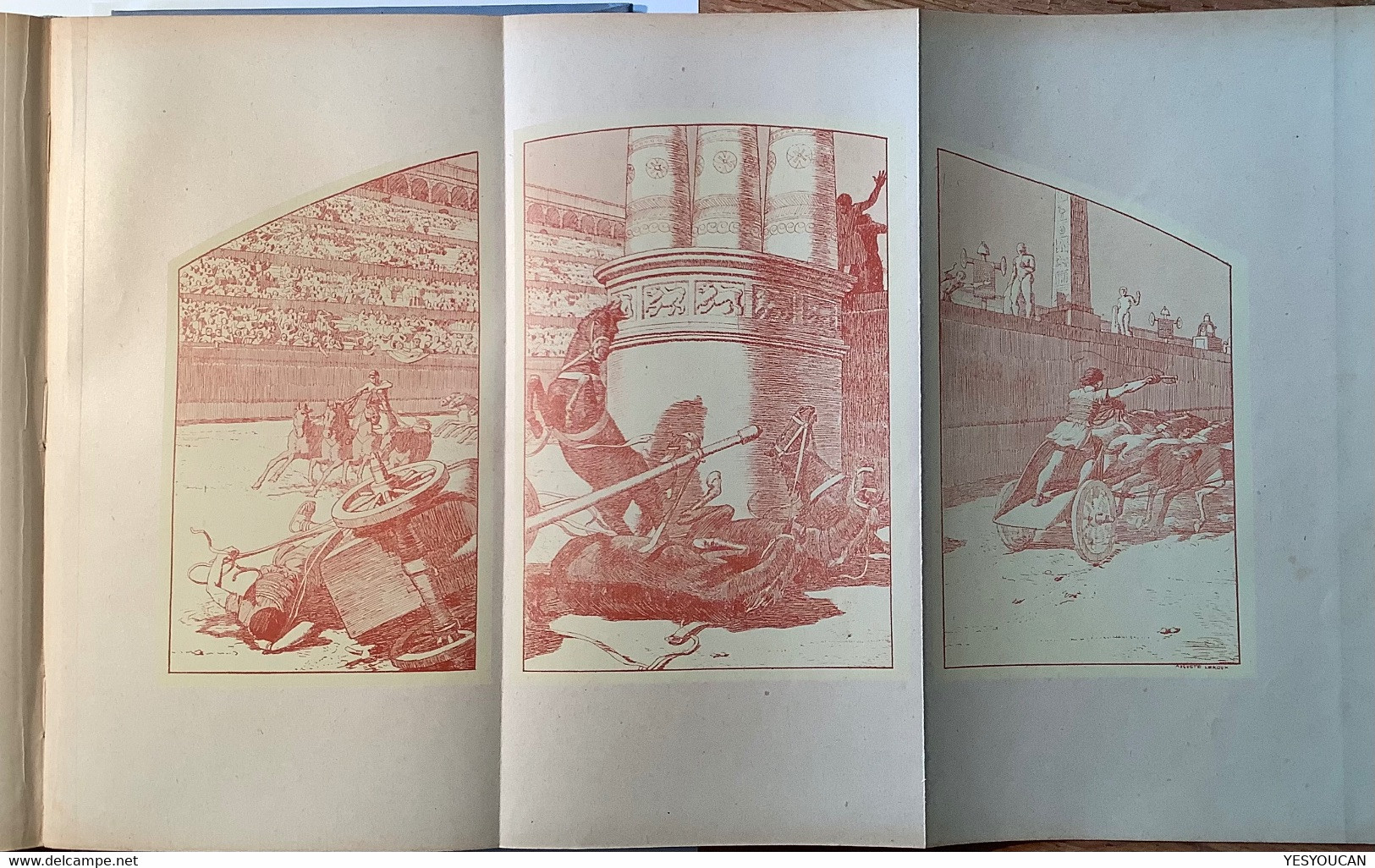1927Ben-Hur le prince de Jérusalem LEWIS WALLACE Delagrave 2ed.illustration Auguste Leroux (livre Bible Romain Palestine