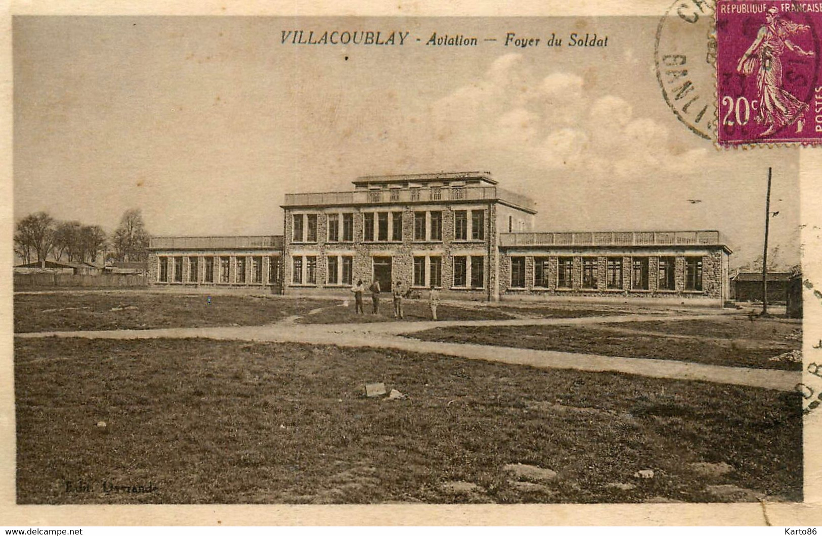 Velizy Villacoublay * Le Foyer Du Soldat , Le Camp D'aviation * Aréodrome Avion Aviateur - Velizy