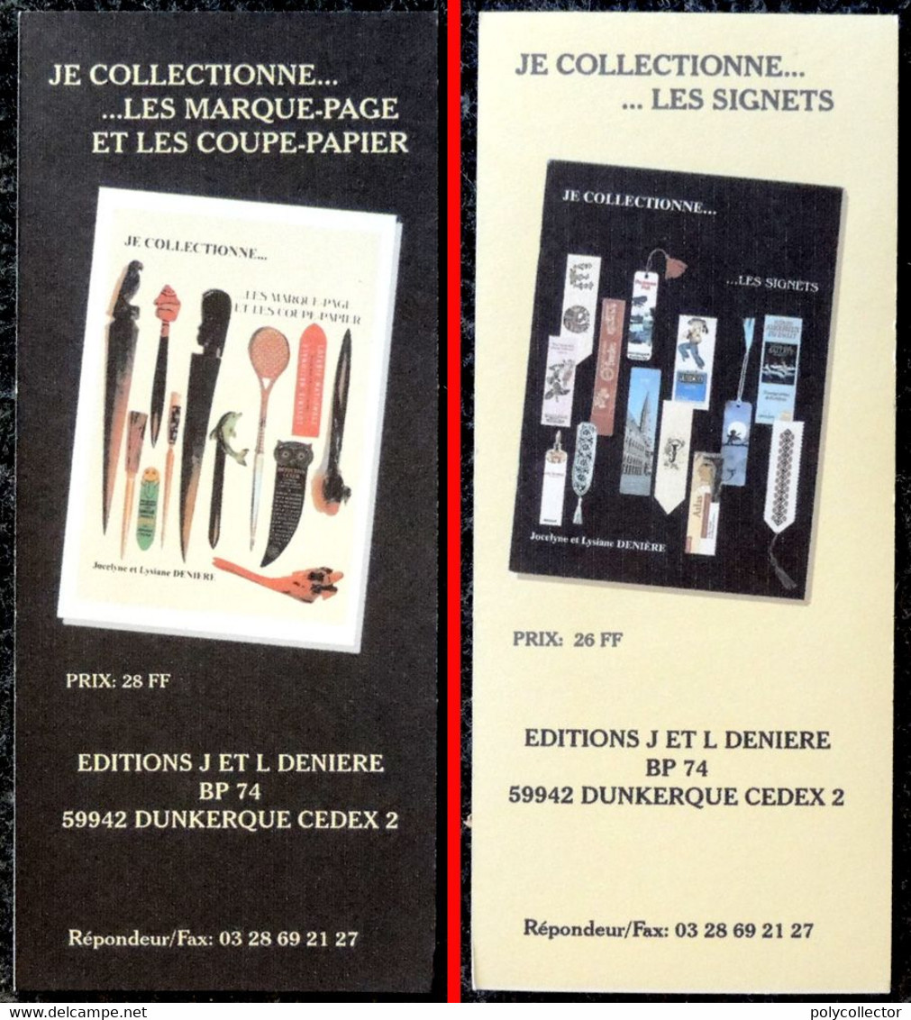 Marque-page Signet : Je Collectionne Les Marques Pages Et Les Coupe Papier - Marque-Pages