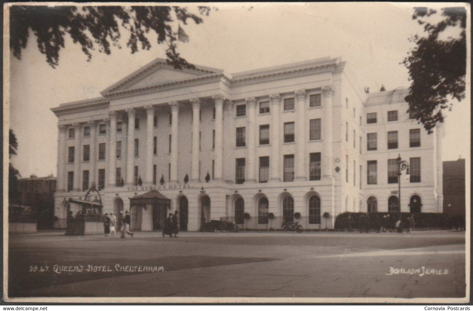 Queen's Hotel, Cheltenham, Gloucestershire, C.1920s - Donlion RP Postcard - Cheltenham