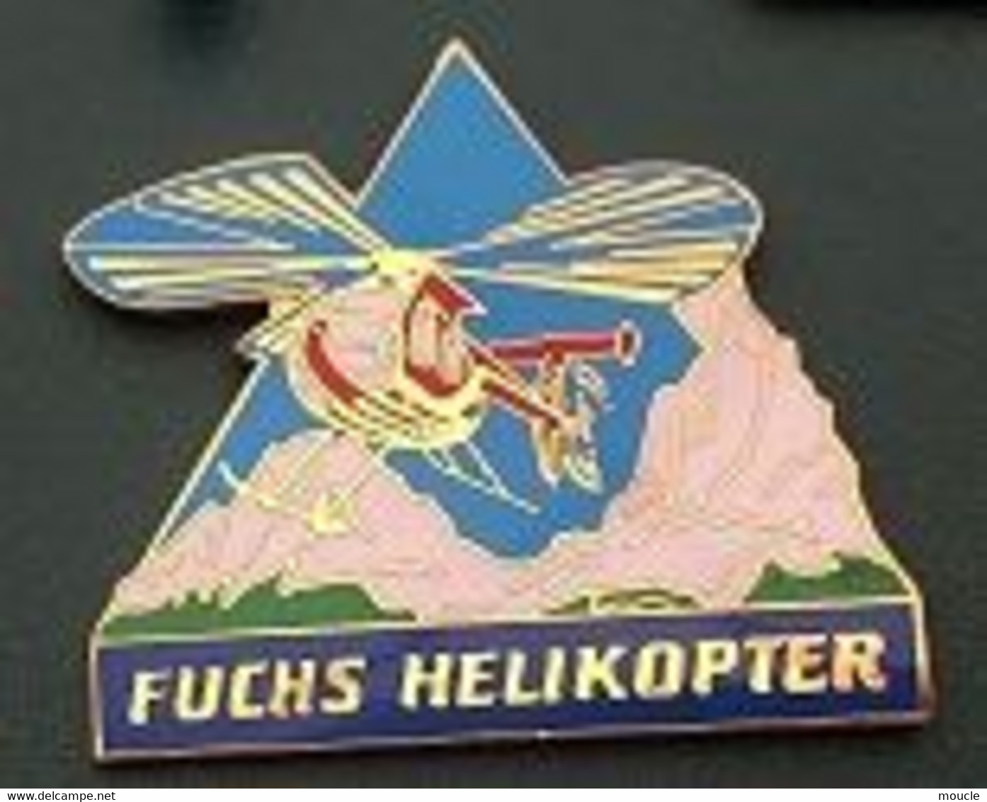 SUISSE - SCHWEIZ - HELICOPTHERE - SWITZERLAND - HELICOPTER - HUBSCHRAUBER - ELICOTTERO - FUCHS HELIKOPTER - CERVIN- (31) - Aerei