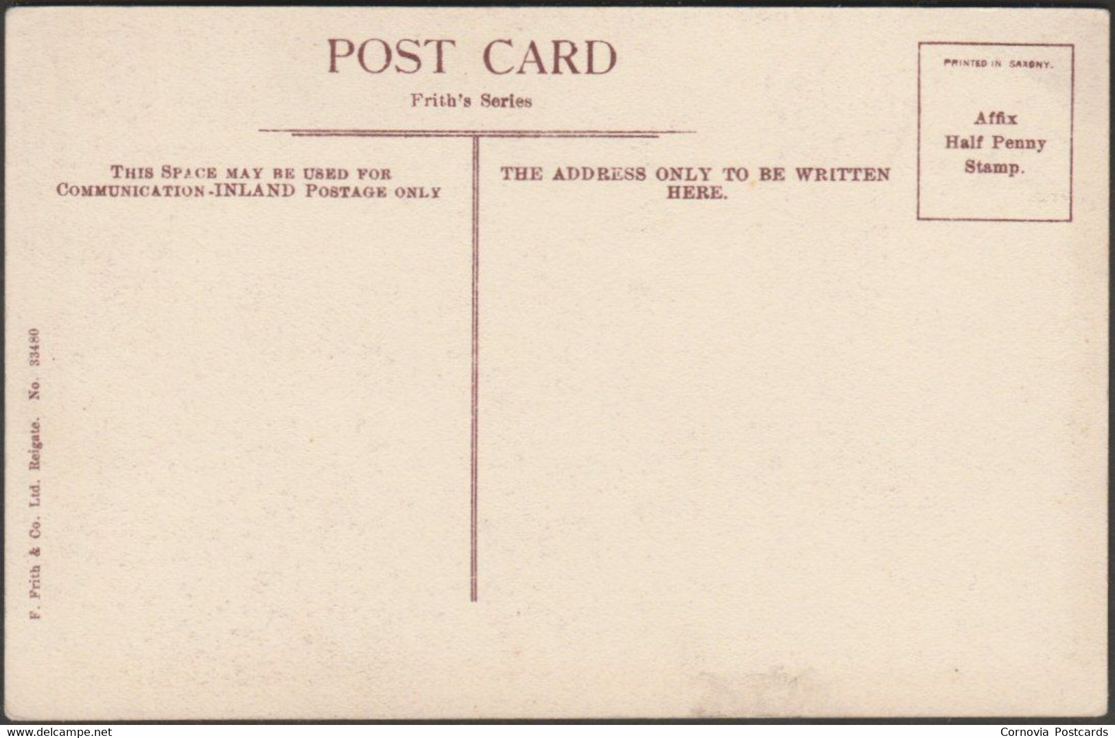 Glen Lyn, Lynmouth, Devon, C.1905 - Frith's Postcard - Lynmouth & Lynton