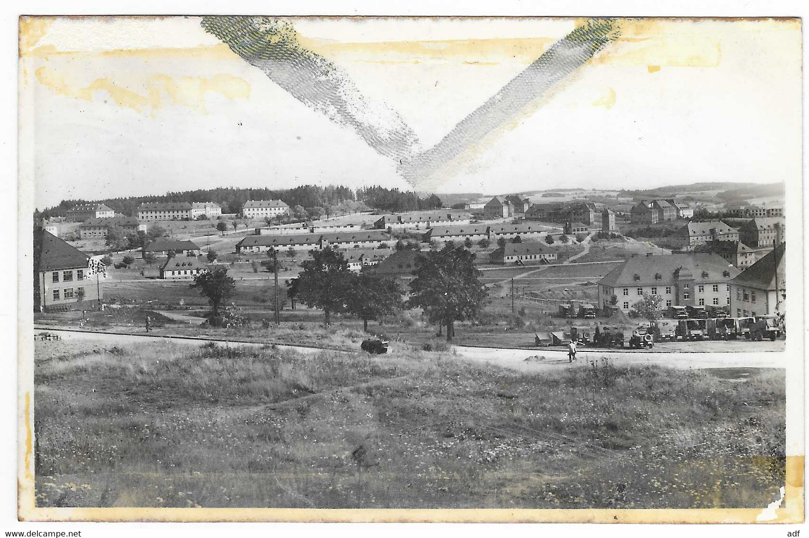 CPSM VUE GENERALE DU CAMP DE BAUMHOLDER, ZONE FRANCAISE D'OCCUPATION EN ALLEMAGNE, Format 9 Cm Sur 14 Cm Environ - Birkenfeld (Nahe)