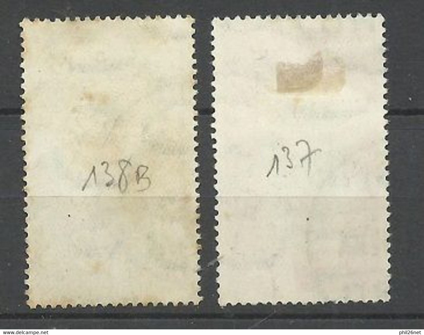 Egypte  N°137  Et 138B  Centre Noir  Prince Farouk  Oblitérés    B/T B    Voir Scans  Soldé ! ! ! - Used Stamps