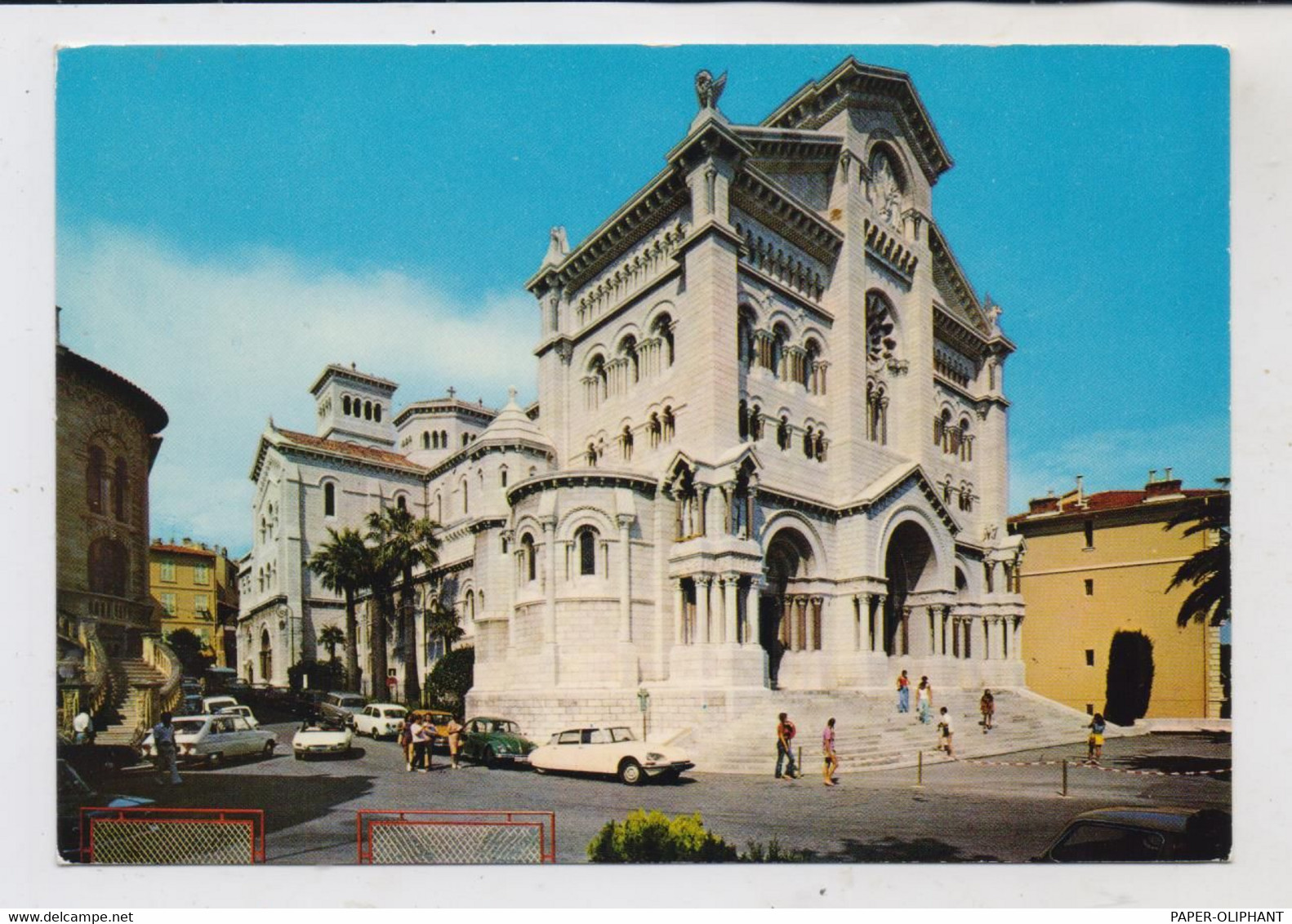 MONACO - MONTE CARLO, La Cathedrale, CITROEN DS, JAGUAR E, VW Käfer - Kathedrale Notre-Dame-Immaculée