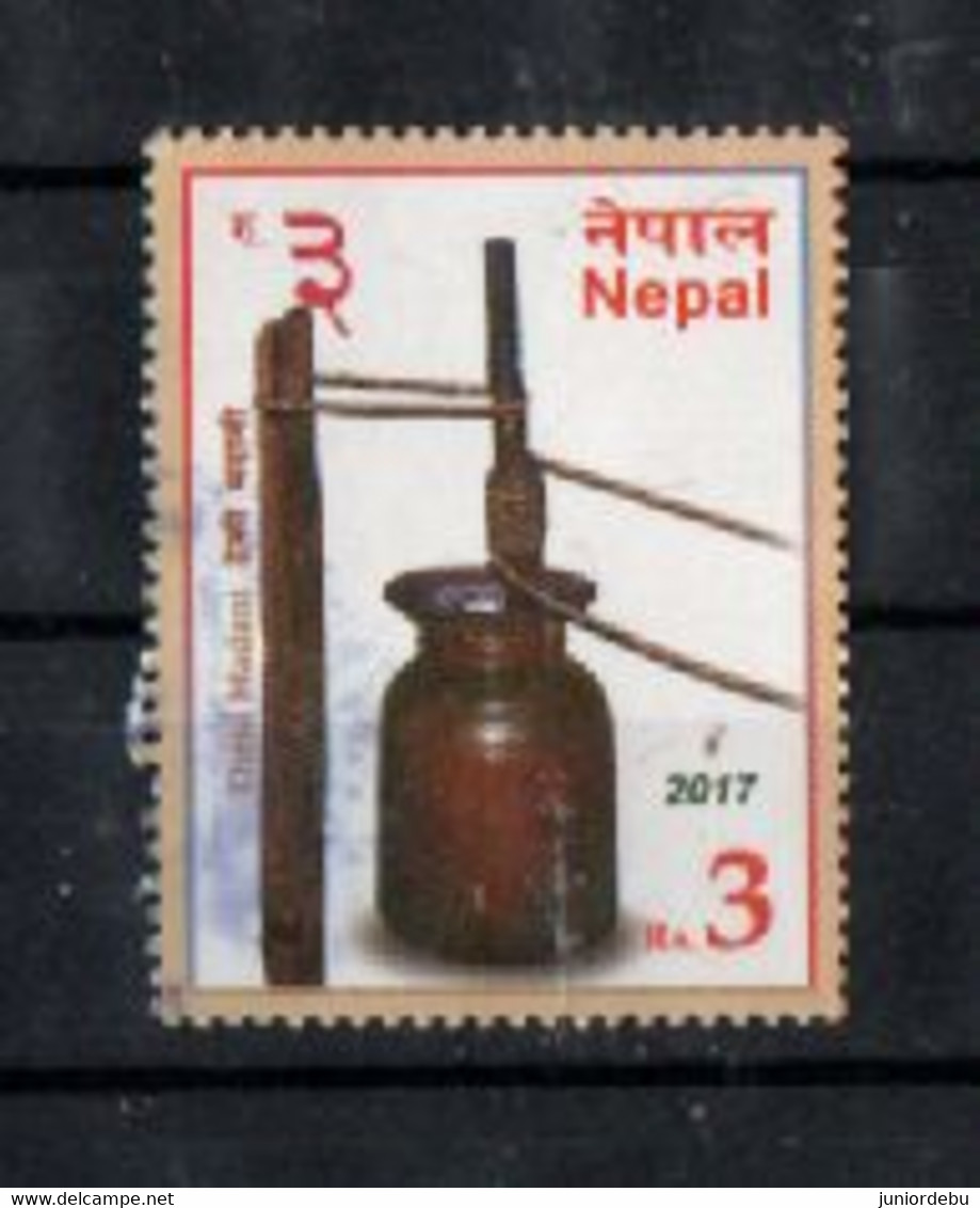 Nepal - 2017 - Traditional Utensil  Of Nepal - Theki Madani -  Used. ( Condition As Per Scan.) - Népal