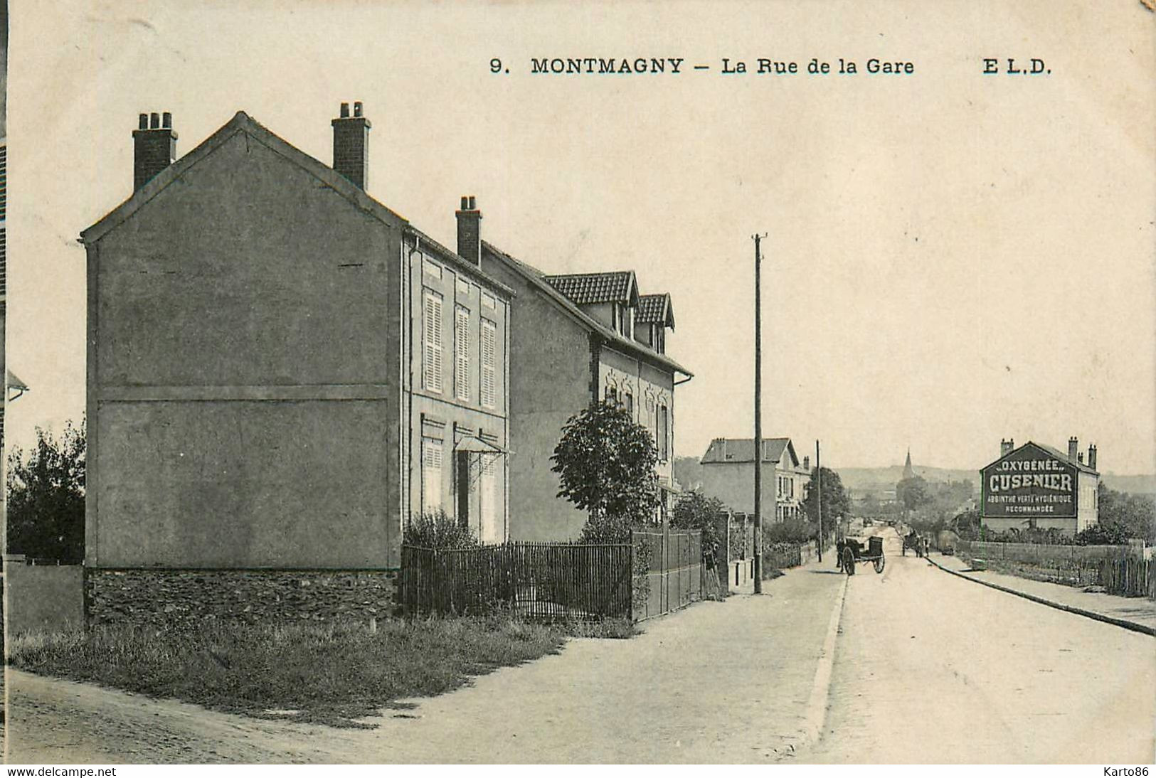 Montmagny * La Rue De La Gare * 1907 - Montmagny