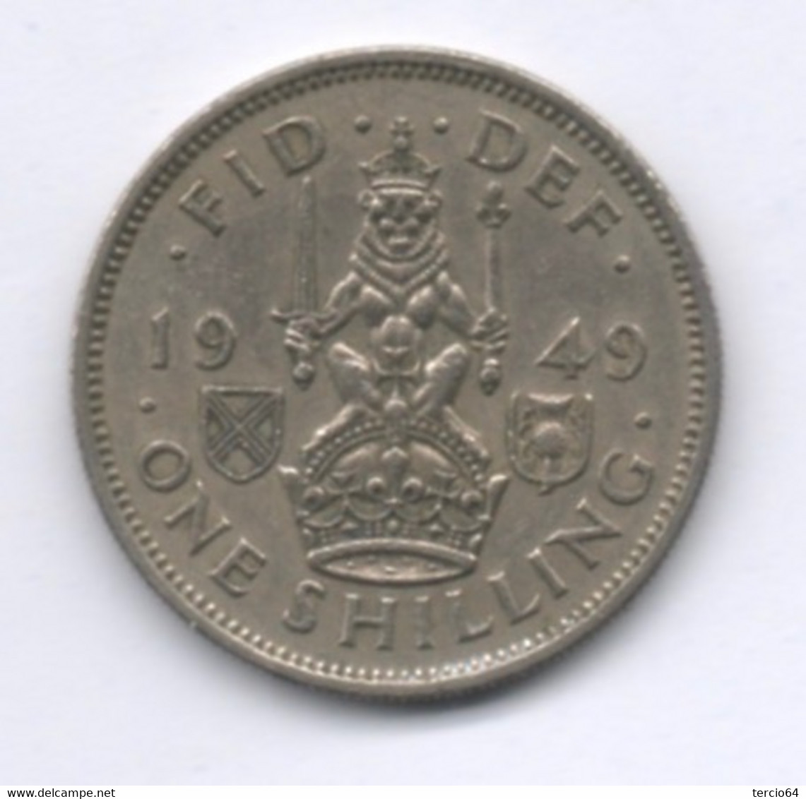 GREAT BRITAIN, UK, 2 Monnaies, Two Coins Grande-Bretagne, George VI, ONE Shilling, 1949 Et 1951 - I. 1 Shilling