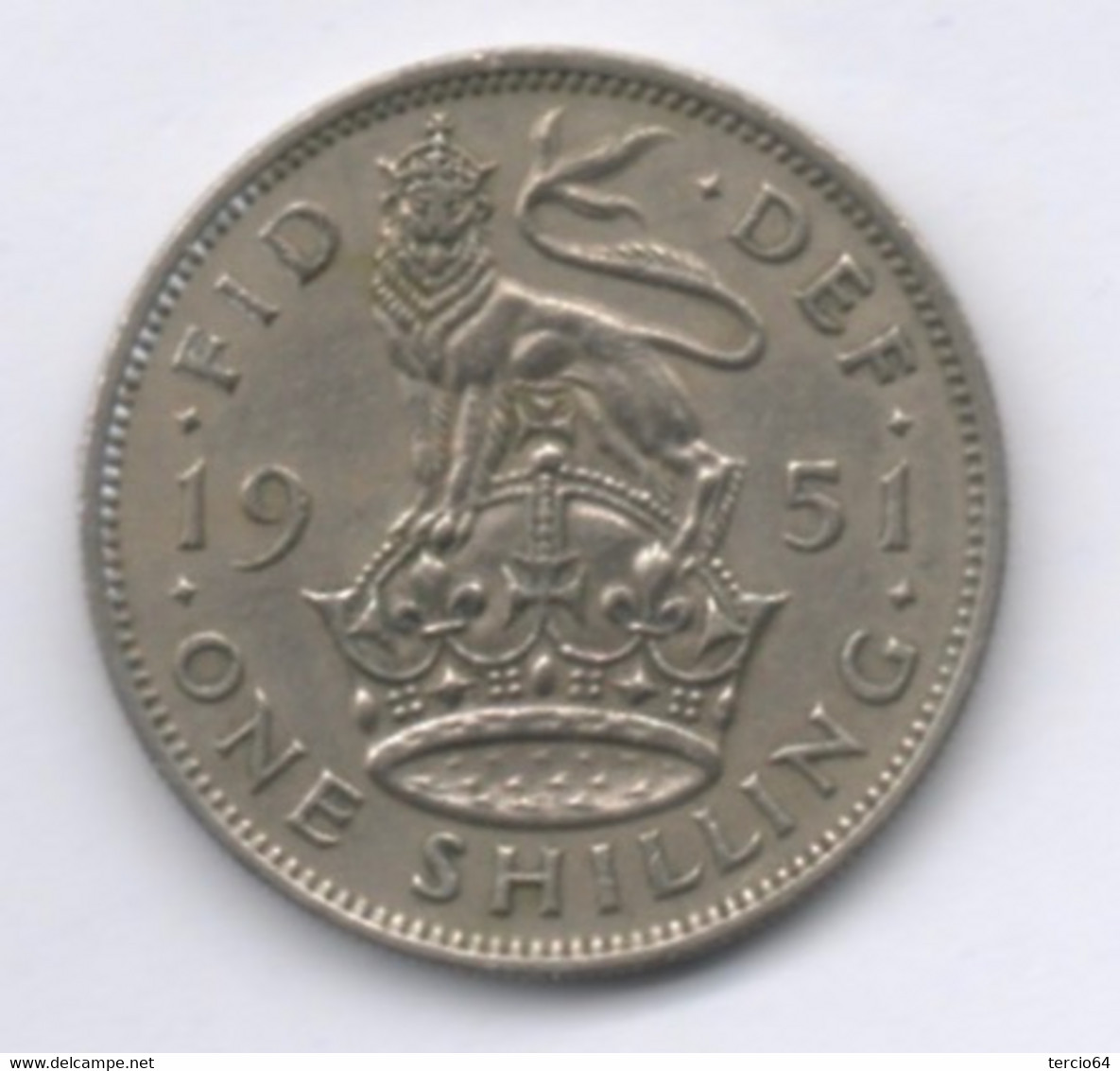 GREAT BRITAIN, UK, 2 Monnaies, Two Coins Grande-Bretagne, George VI, ONE Shilling, 1949 Et 1951 - I. 1 Shilling