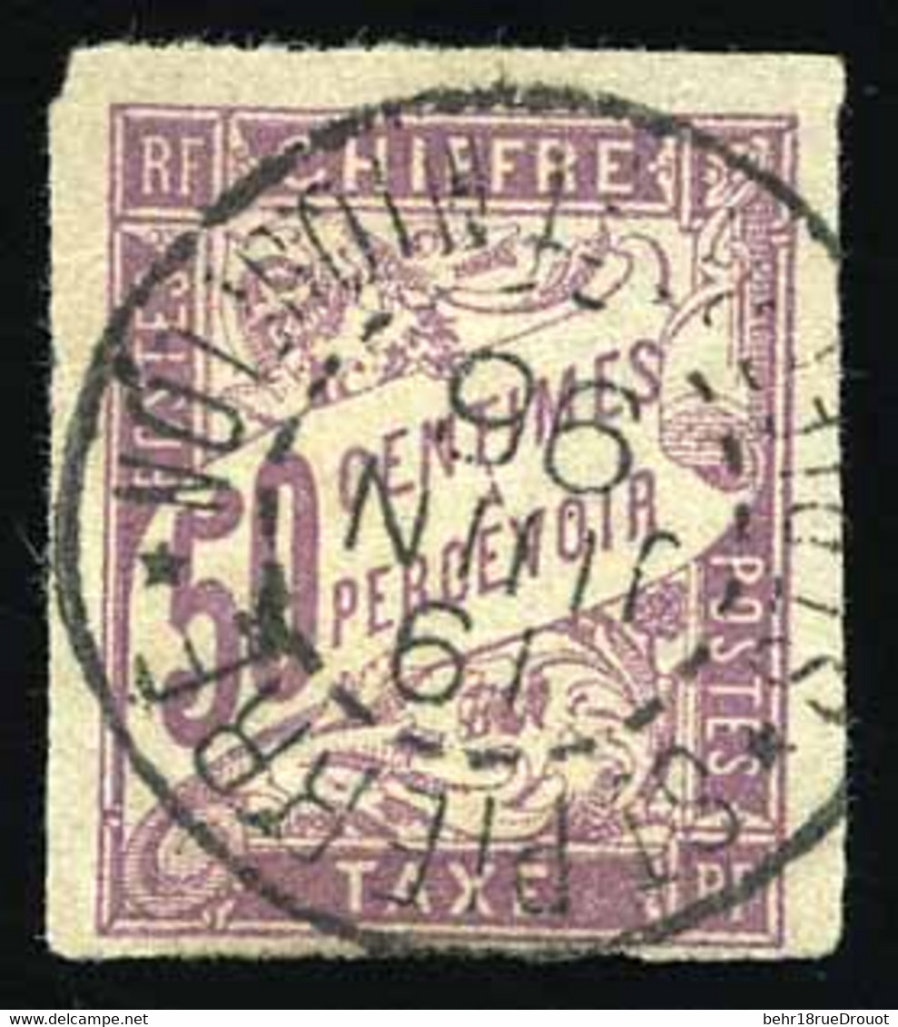 Obl. Timbres-Taxe. Oblitération Sur Alphée Dubois Et Taxe. 7 Valeurs. TB. - Andere & Zonder Classificatie