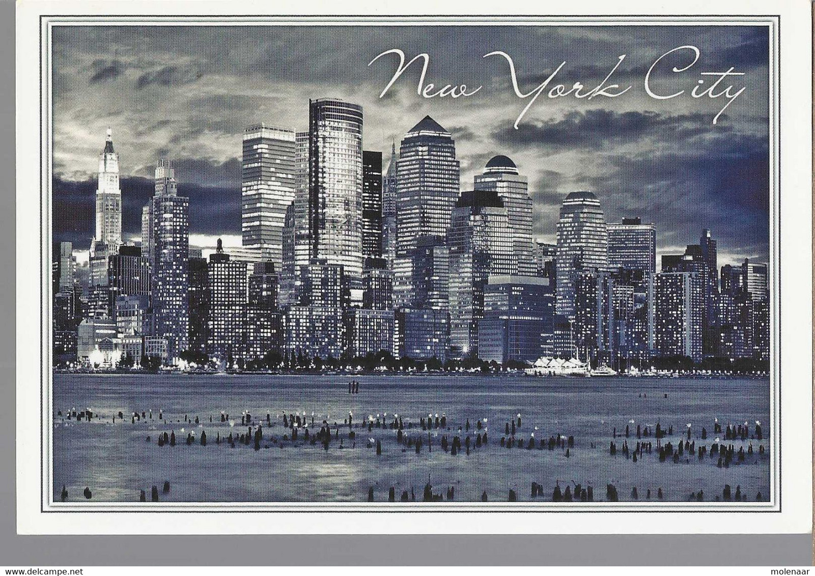 Postkaart Verenigde Staten  New York > New York City > Panoramische Zichten Gebruikt (9459) - Mehransichten, Panoramakarten
