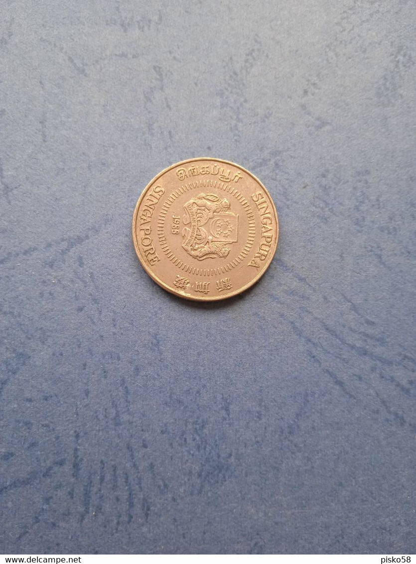 SINGAPORE-50 CENTS 1988 - Singapour