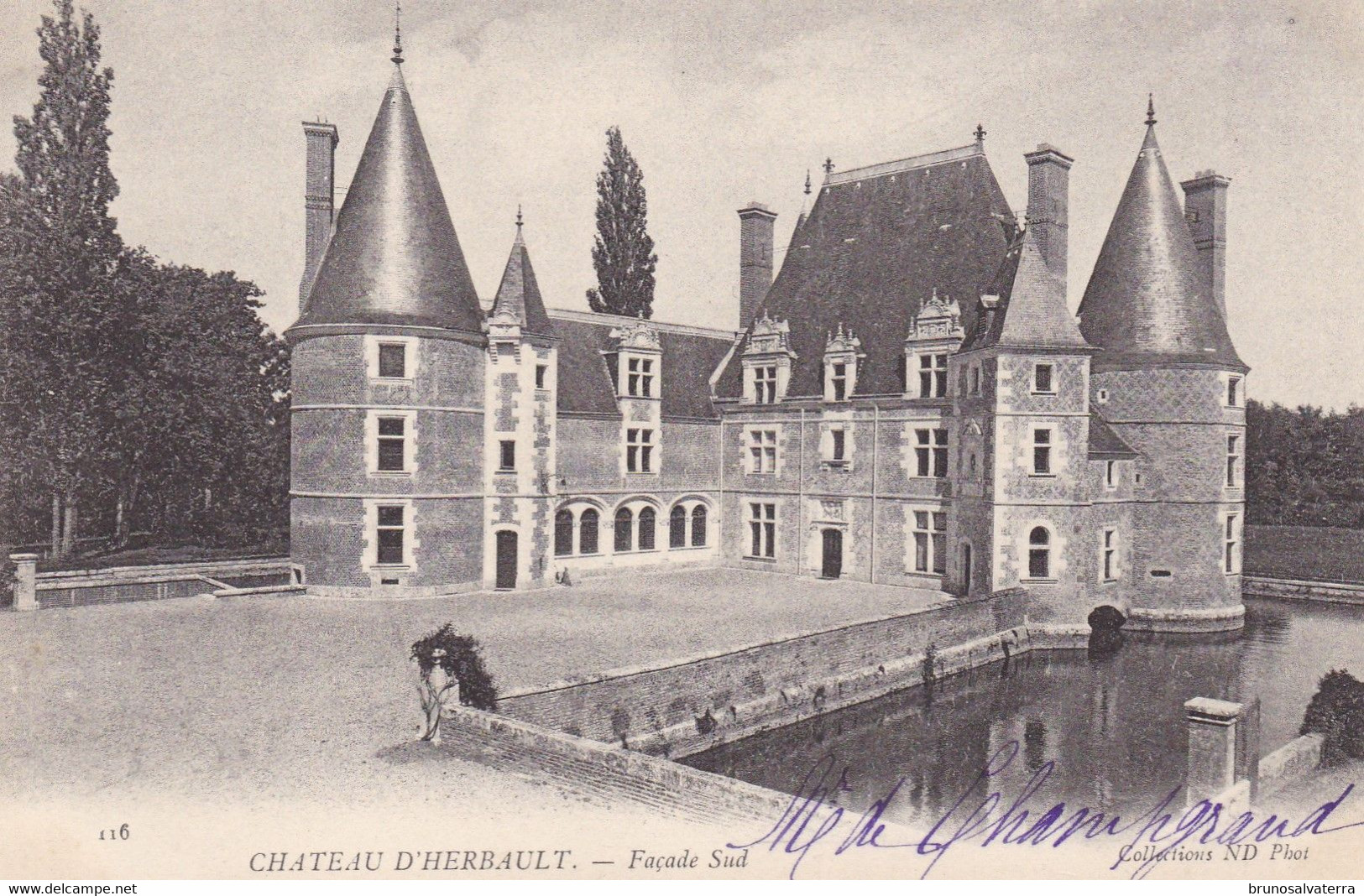 CHATEAU D'HERBAULT - Façade Sud - Très Bon état - Herbault