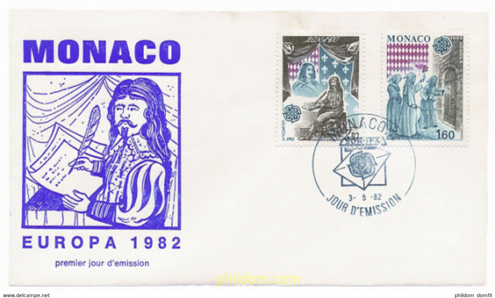 23955 MNH MONACO 1982 EUROPA CEPT. HISTORIA - Other & Unclassified