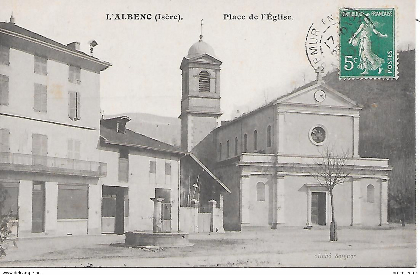 L' ALBENC ( 38 ) -  Place De L' Eglise - L'Albenc