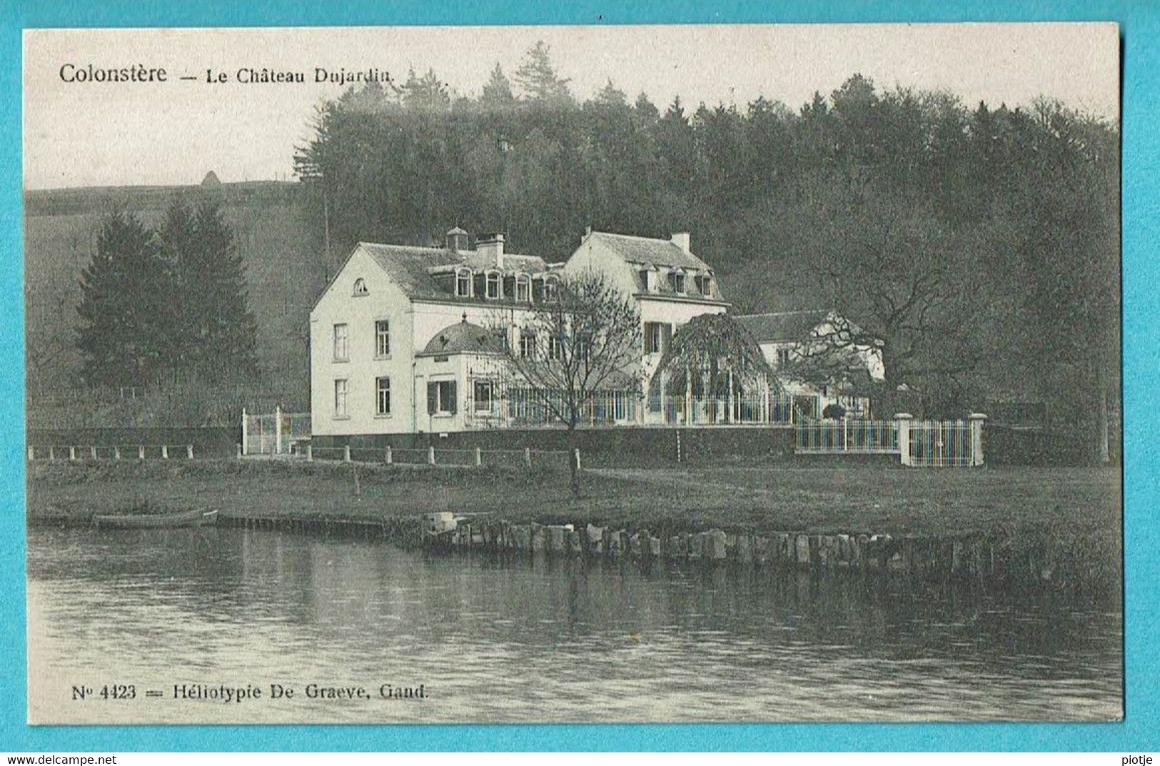 * Colonstère - Esneux (Liège - La Wallonie) * (Héliotypie De Graeve, Nr 4423) Le Chateau Dujardin, Kasteel, Schloss, Old - Esneux