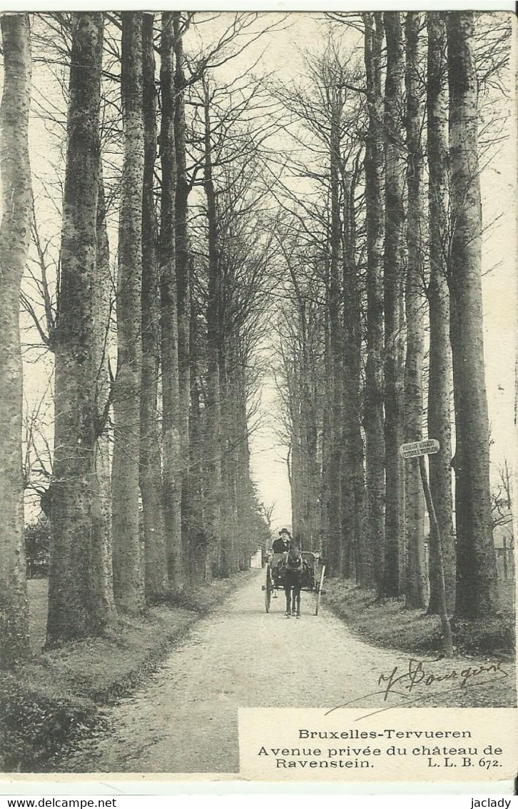 Bruxelles -Tervueren -- Avenue Privée Du Château De Ravenstein.    (2 Scans) - Tervuren