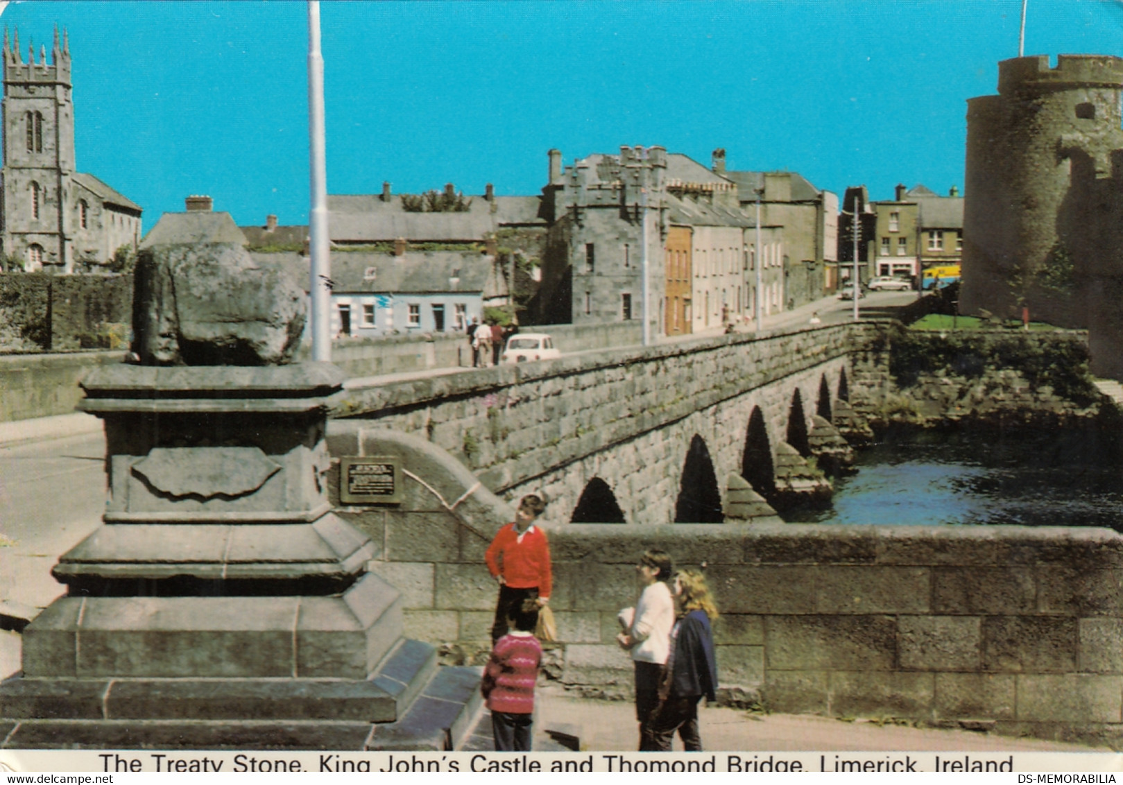 Limerick - The Treaty Stone , King John's Castle And Thomond Bridge 1974 - Limerick