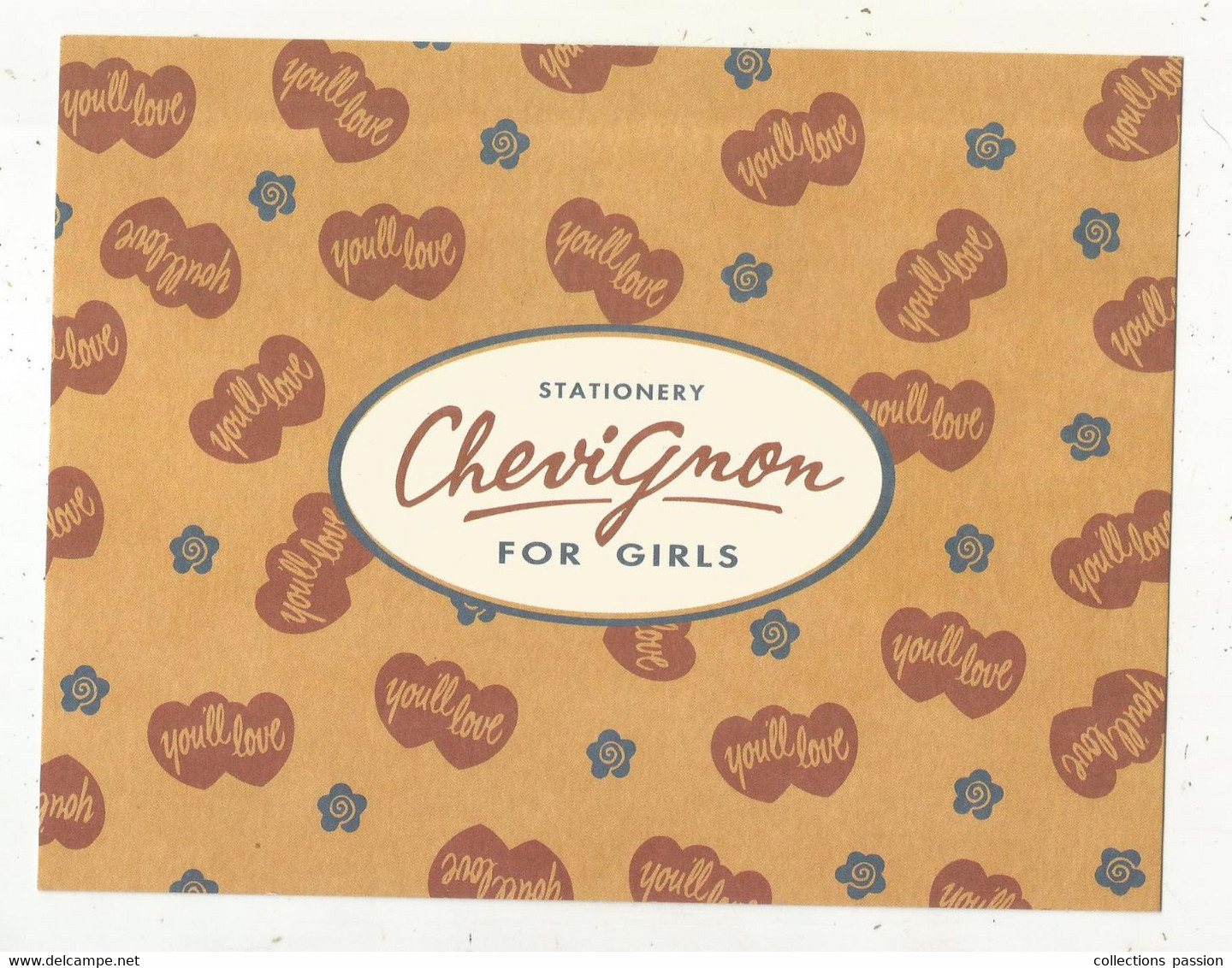 Buvard , CHEVIGNON FOR GIRLS, STATIONERY , 210 X 160 Mm, Frais Fr 1.85 E - Textile & Clothing